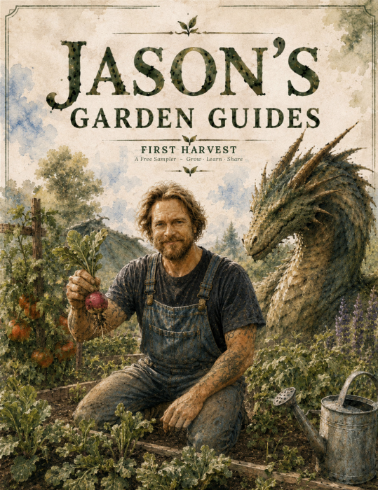 Jason's Garden Guides - First Harvest FREE SAMPLER