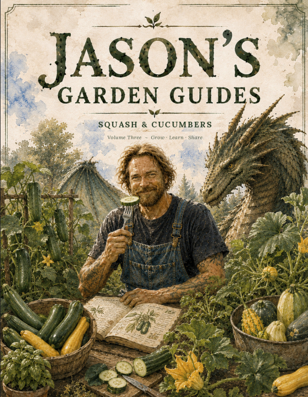 Jason's Garden Guides Volume 3 - Squash and Cucumbers